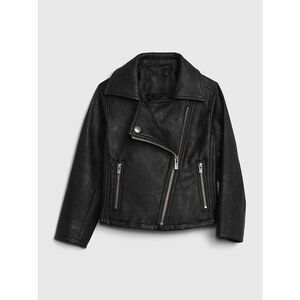 Baby GAP Toddler Faux Leather Moto Jacket Size 3T